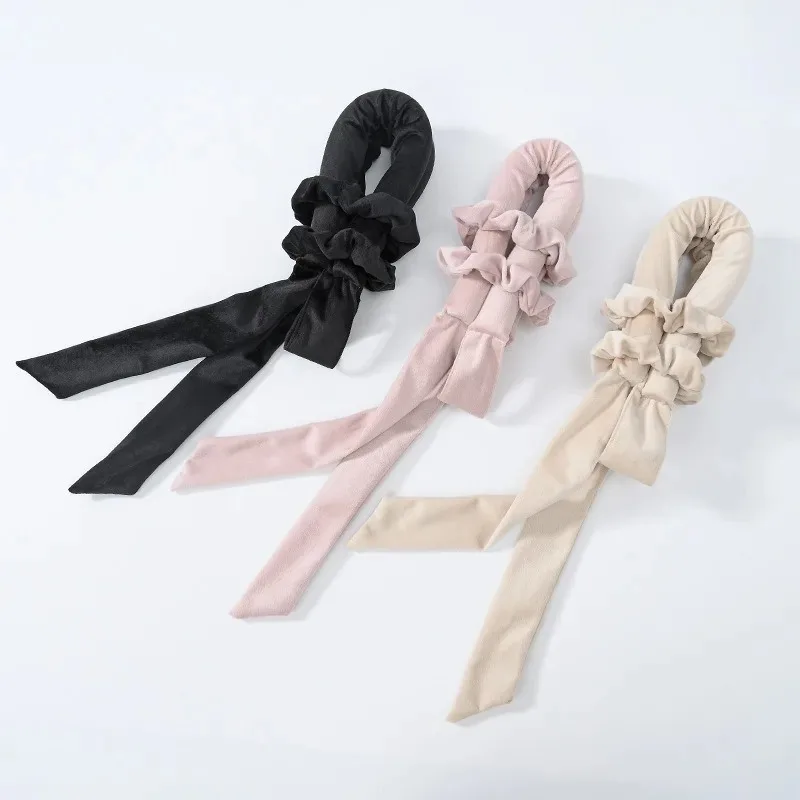 3/4 Piece Set No Heat Hair Rollers Heatless Curling Rod Headband Soft Hair Curler Satin Curlers Curls