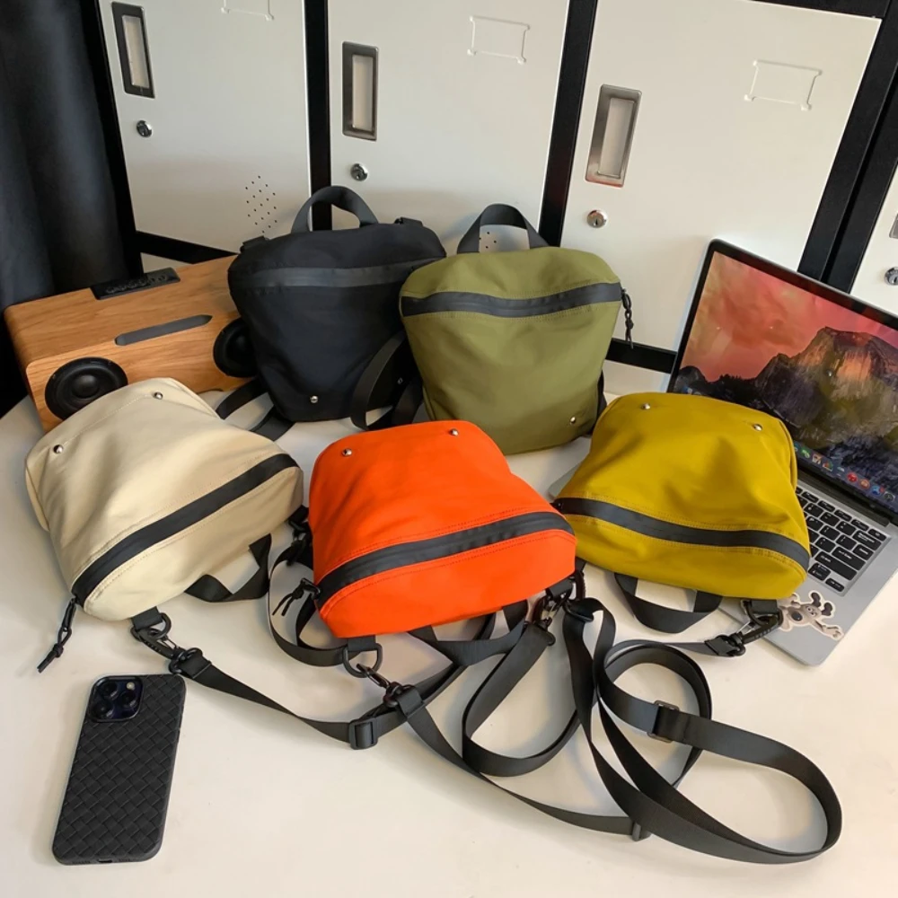 Japan and South Korea Bag Trendy Nylon Phone Bag Waterproof Shoulder Bag Casual Student Crossbody Bag Satchel Women Bag