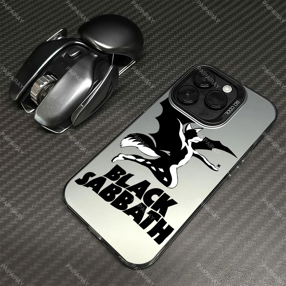 The Band B-Black S-Sabbath لهاتف سامسونج جالاكسي S20 23 24 25 30 32 34 35 FE Plus Ultra حافظة هاتف شل حماية الغطاء الخلفي IMD #1