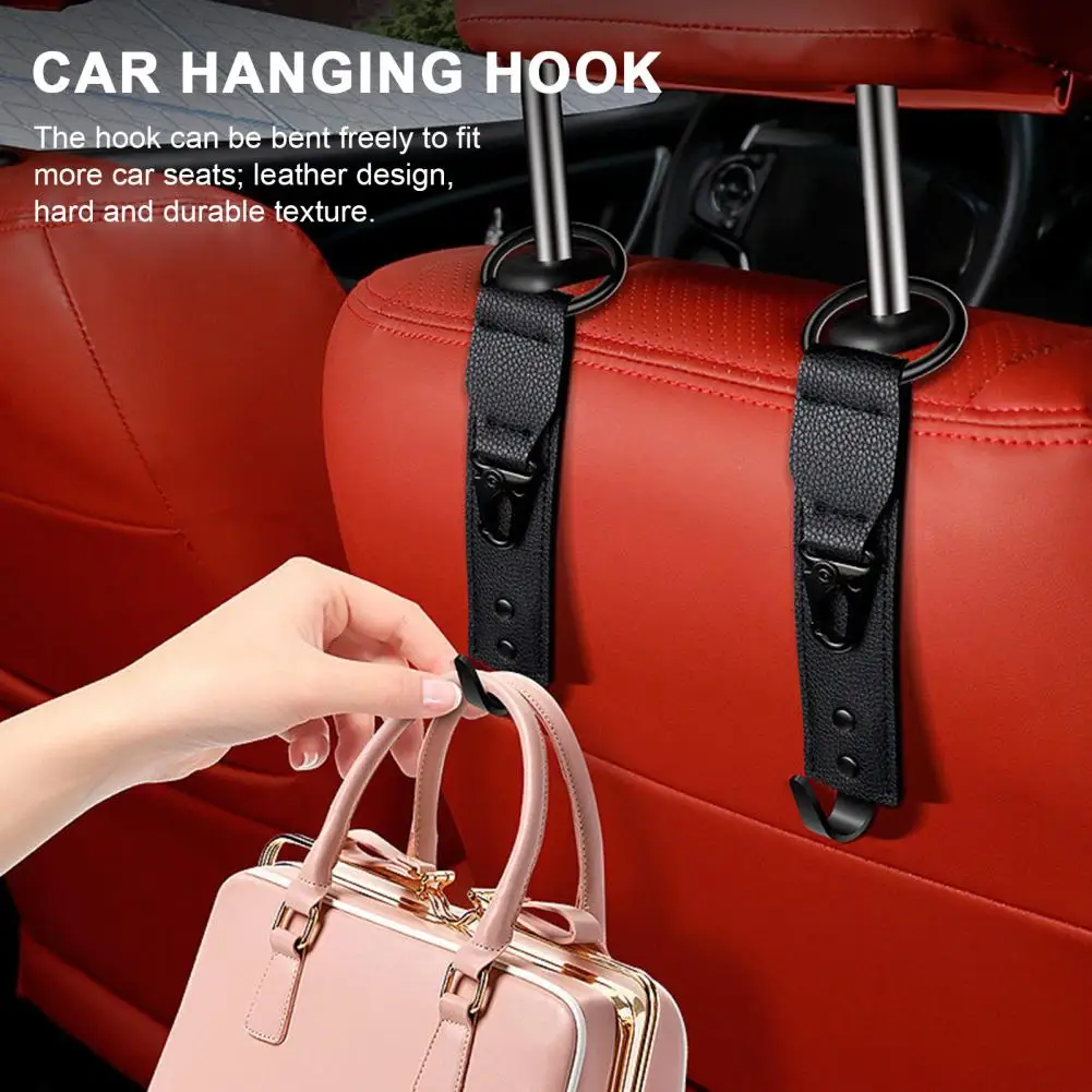 Car Seat Headrest Hook Universal Vehicle Storage Hanger Easy To Install Storage Organizer Hanger Hook Автомобильный Крюк