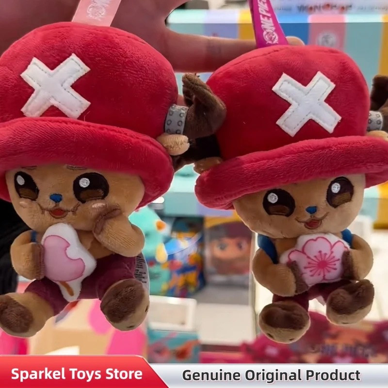 

Genuine One Piece Chopper Cosbi Plush Keychain Blind Box Cute Anime Peripheral Dolls Bag Pendant Decorative Toys Gift For Boys