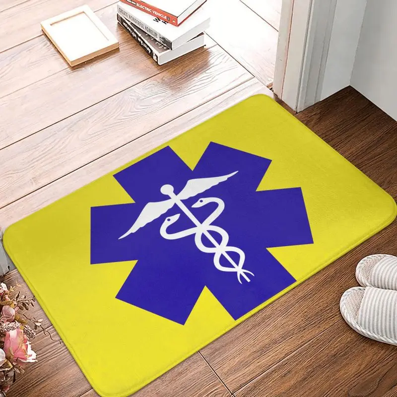 EMT Emergency Medical Doormat Non-Slip Kitchen Bath Mat Garden Garage Floor Door Entrance Carpet Rug