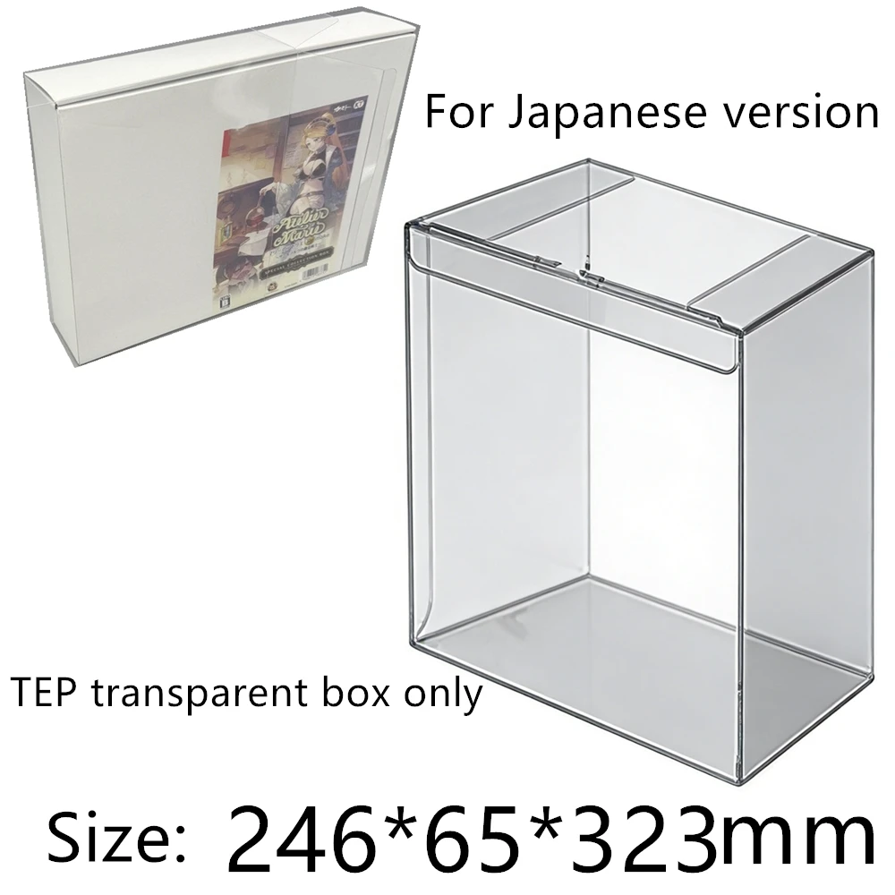 

Transparent Box Protector For Atelier Marie: The Alchemist of Salburg Collect Boxes TEP Storage Game Shell Clear Display Case