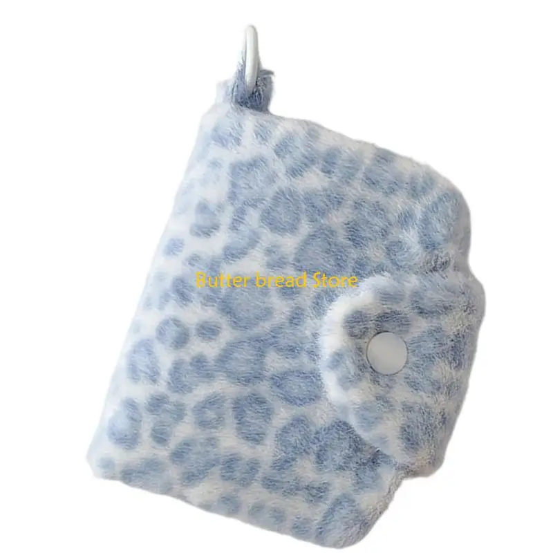W89C Travel Business Card Organizers Bag Button Closure Card Organizers Cards Case Card Holders Wallet With Card Slots