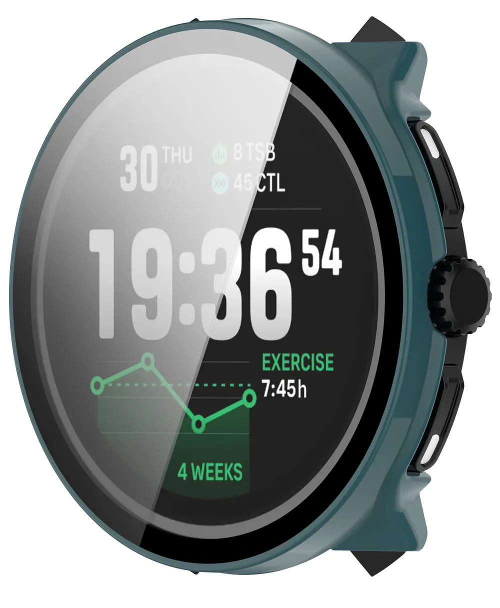 PC-Schutzhülle + gehärteter Film für Suunto Race / Race2 / Race S Anti-Drop Hard Bumper Shell Smartwatch Cover – Detail 10