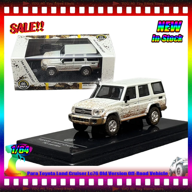 

Toyota Land Cruiser Lc76 Off-Road Vehicle Simulation Model 1:64 Scale Alloy Diecasting Car Miniature Collectible Custom Toy Gift