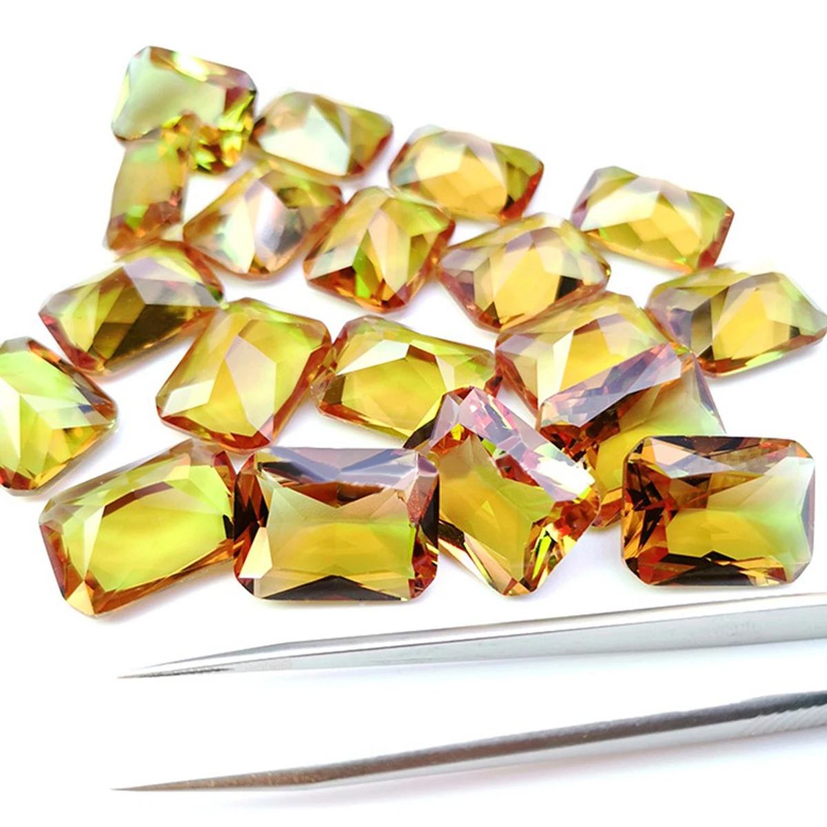 Bocarman Lose Perlen für Tasbih Rosenkranz Rechteckige Farbwechselnde Zultanit Synthetische Edelsteine DIY Gebetsperlen Handwerk – Detail 6