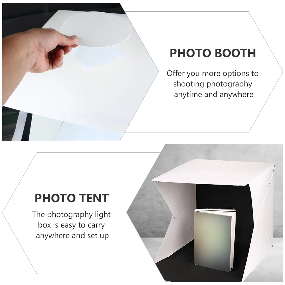 

Folding Light Box Photography Tent For Product Photo Booth Small Business Supplies Jewelry Food Shooting