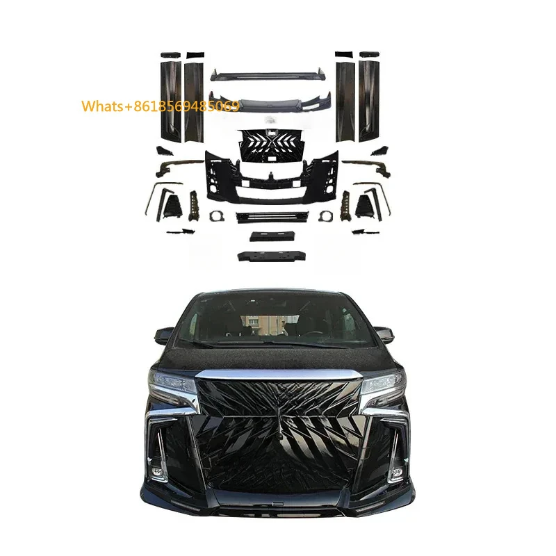 High-quality car modification parts, factory-direct price, 30 Wald body kit, grille