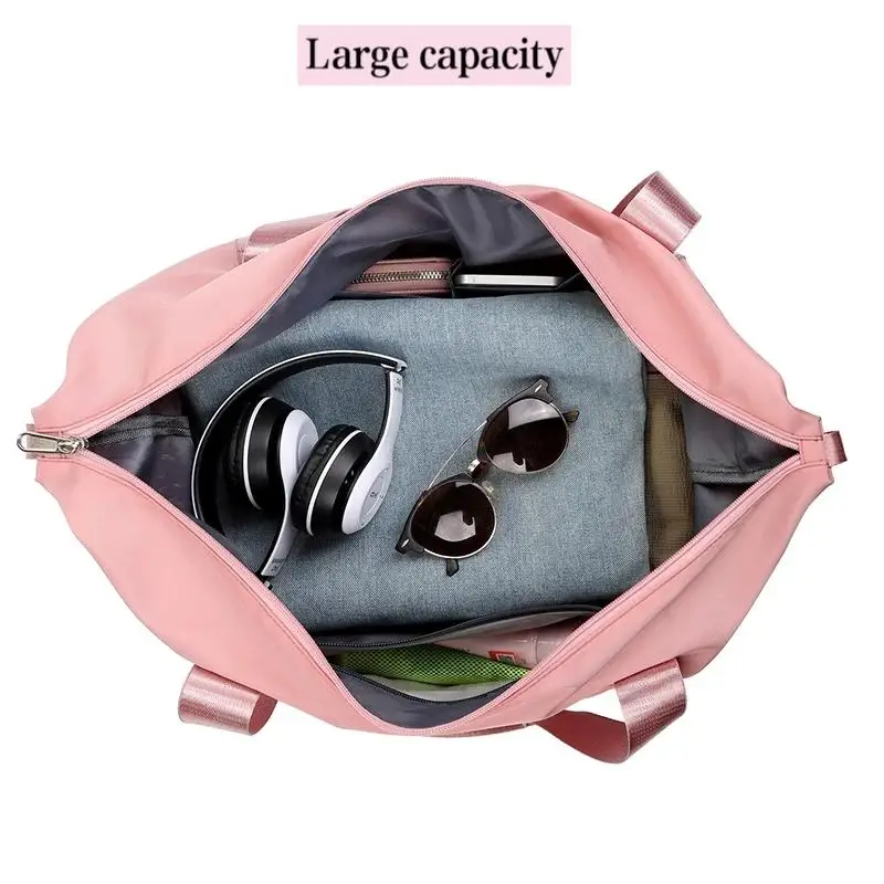 Erweiterbare Große Reisetasche, Wasserabweisende Sport- und Fitness-Handtasche, Lässige Reisetasche – Detail 5