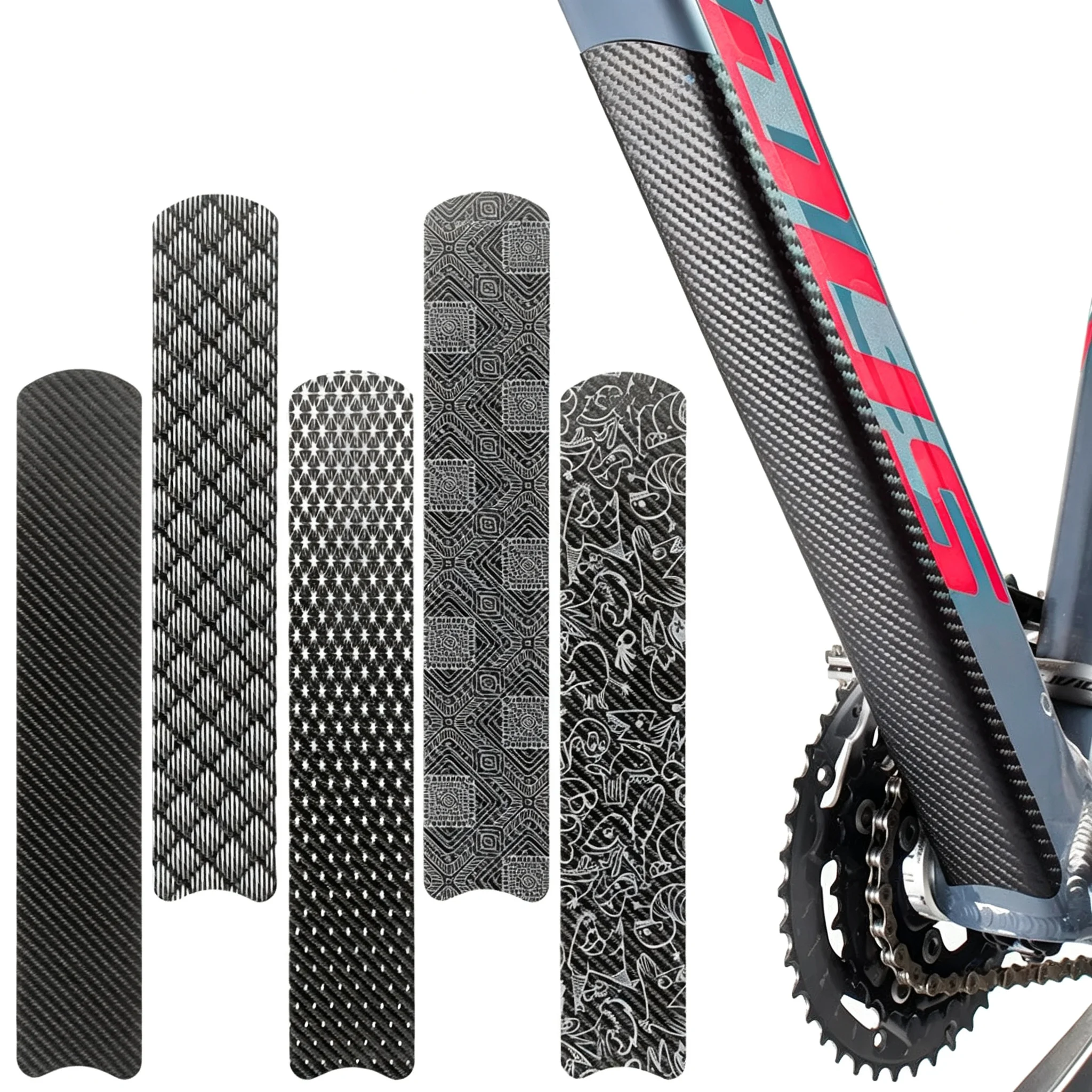 Bicycle Chain Protection Stickers, Mountain Road Bike Frame Protection Stickers, Chain Stickers, Protective Stickers, Riding