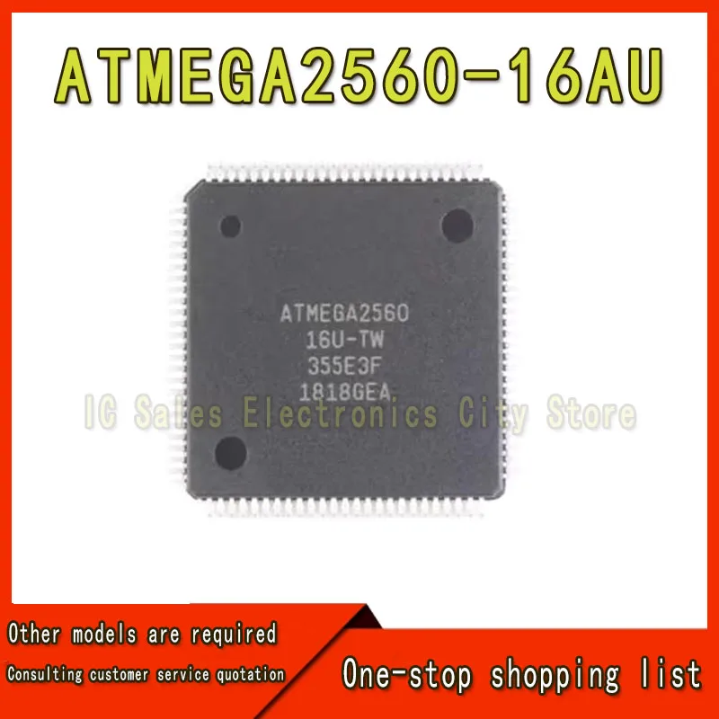 (2-10 Stuk) 100% Nieuwe ATMEGA2560-16AU Atmega2560 16au QFP-100 Chipset