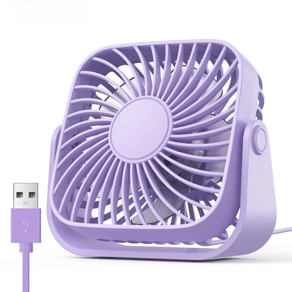 

Новый мини-портативный вентилятор USB Настольный вентилятор Настольный тихий 3-скоростной ветровой персональный вентилятор 360 ° Поворотные вентиляторы для офиса с вращающейся головкой