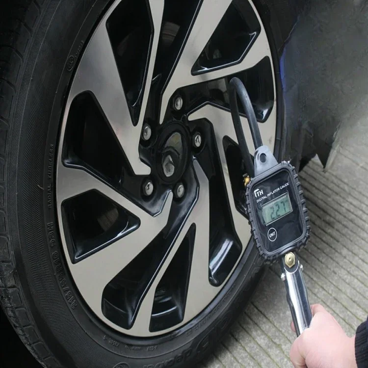 

NEW Digital Tire Pressure Meter Car Tire Pressure Gun Meter Digital Detection and Monitoring Instrument Car Portable