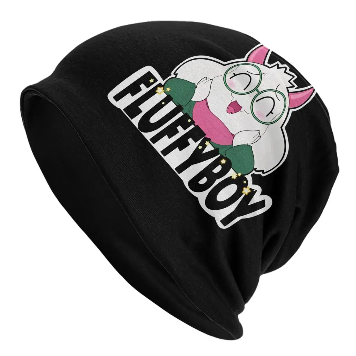 Cute Fluffyboy! Cap Deltarune Cool Unisex Outdoor Skullies Beanies Hats Summer Warm Head Wrap Bonnet