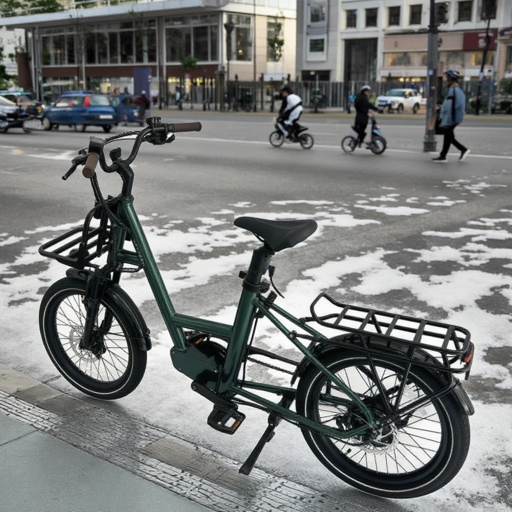 

HOTTECH Factory Made 20 Inch E Cargo Bikes 36V E Bikes With Huge Cargo