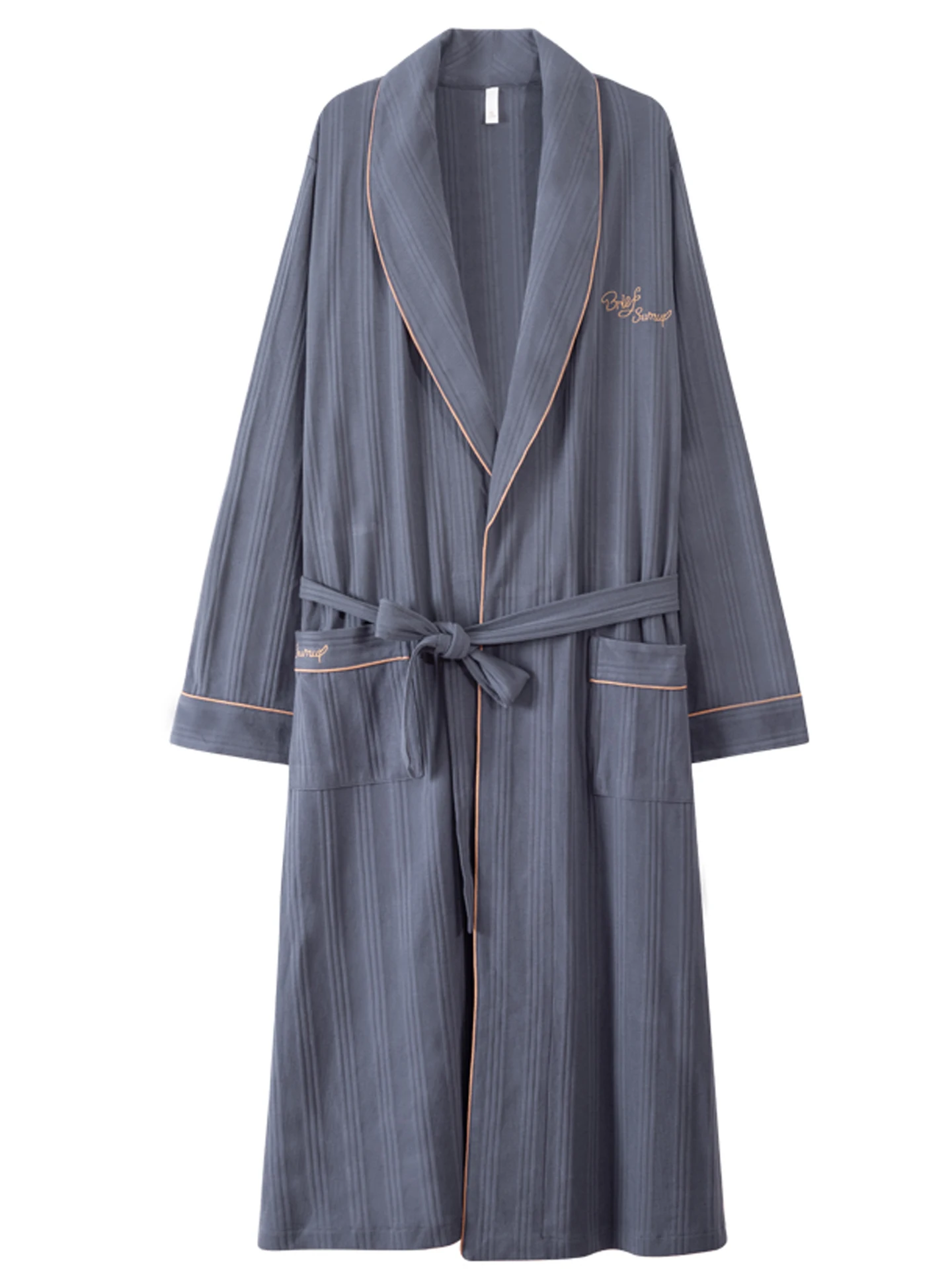 fenteng-men's-pure-cotton-long-sleeve-sleepwear-thin-bathrobe-spring-autumn-summer-morning-coat-winter-home-comfortable-robe