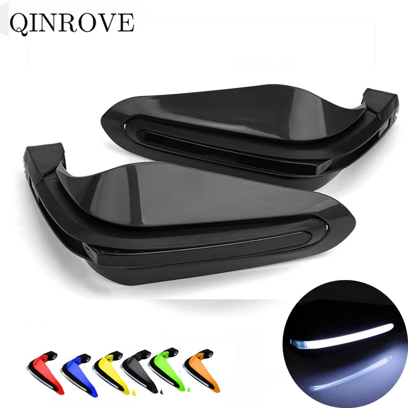 

ABS Motorcycle Handguard 15-22mm Handlebar With LED Light Hand Guard Universal For VOGE SR4MAX Suzuki DL1000 Bandit Honda Forza