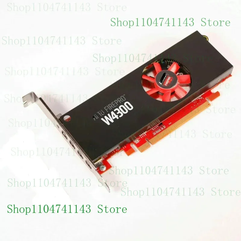1pcs-AMD FirePro W4300 4G Professional Graphics Card  4GB