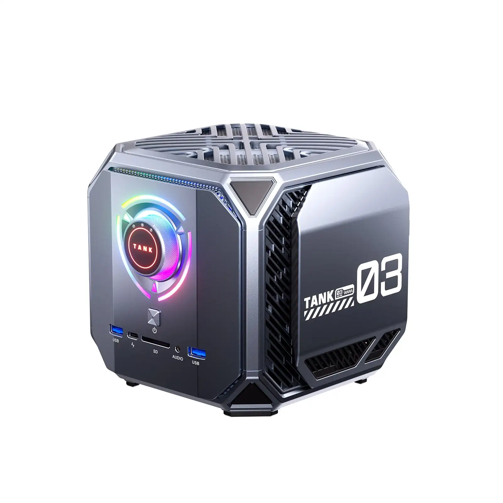 New AI Mini PC M1K PLUS for Wi-Fi 6 AI Max+ 395 128GB RAM 2TB SSD Host High Performance AI Computer Desktop PC for Machine