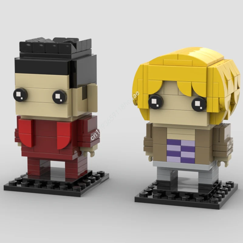 

235pcs MOC Zoolander Brickheadz The Walk-Off Brickheadz Challenging DIY Assembly Model Building Blocks for Advanced Builders