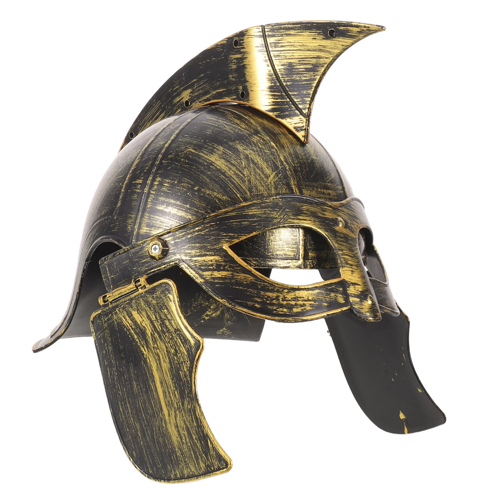 Roman Soldier Classical Knight Gold Warrior Cosplay Headgear Party Theater Performance Ancient Roman General Hat
