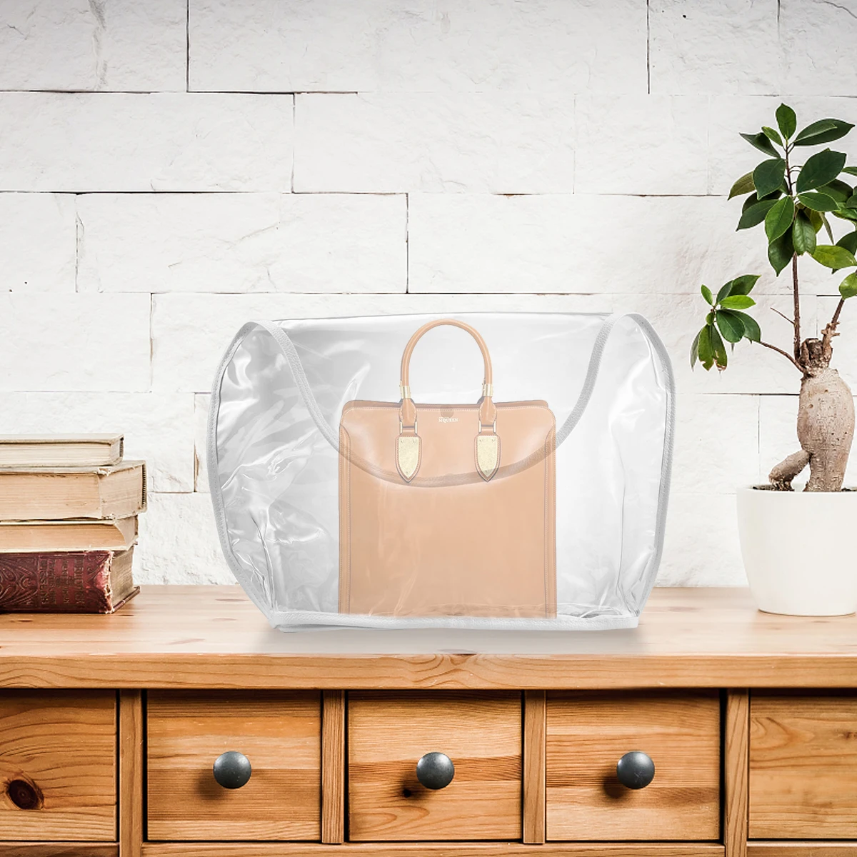 

Foldable Dustproof Bag For Handbag Organizer Tote Storage Waterproof Reusable Purse Cover Travel Business Home Space Saving Shoe