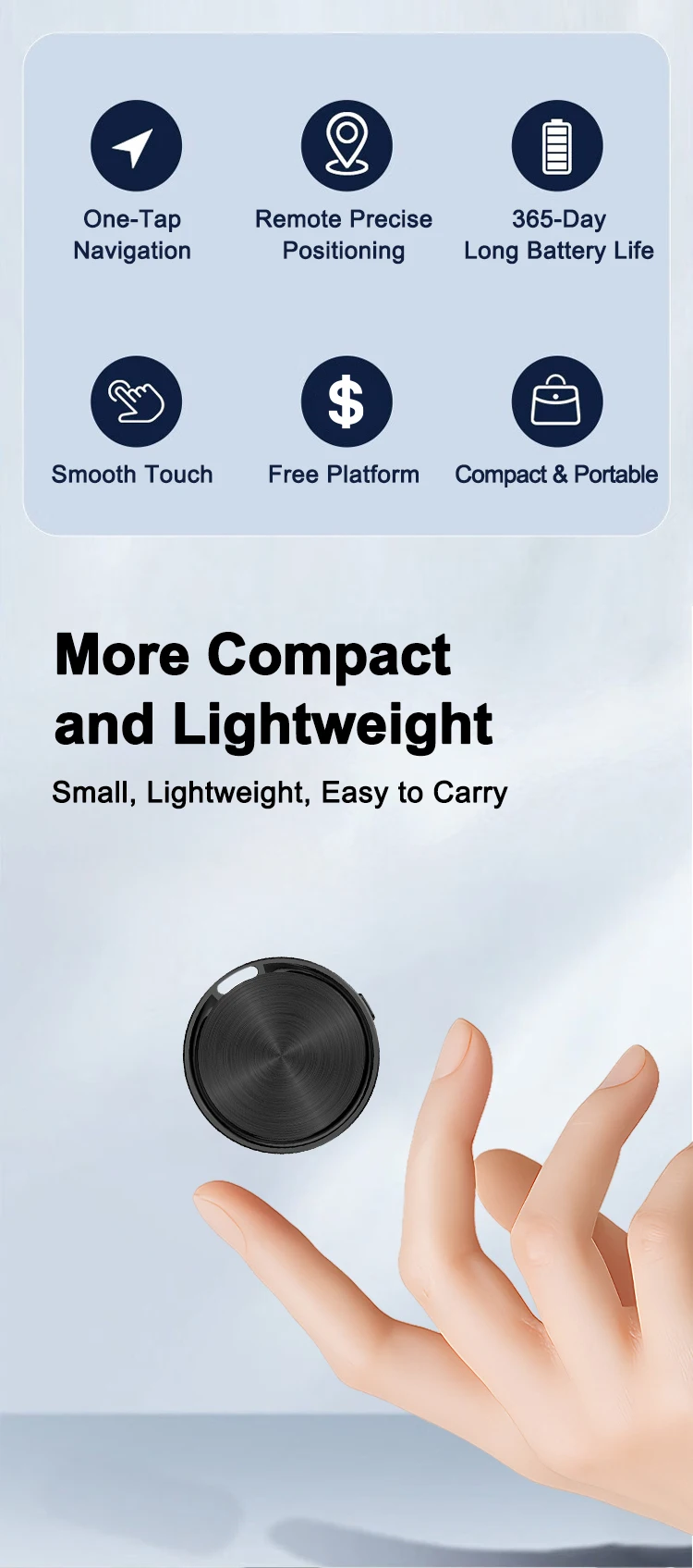 Tag Kompatibel mit Android Find Hub Bluetooth GPS-Tracker Google Find My Airtag Schlüsselanhänger Smart Tag Smart Life Positionierungsfinder – Detail 2