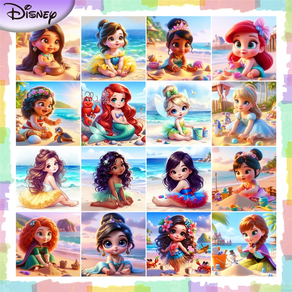 

Алмазная живопись Disney, картина из искусственных страз, мультяшная вышивка, полноразмерный Декор для дома