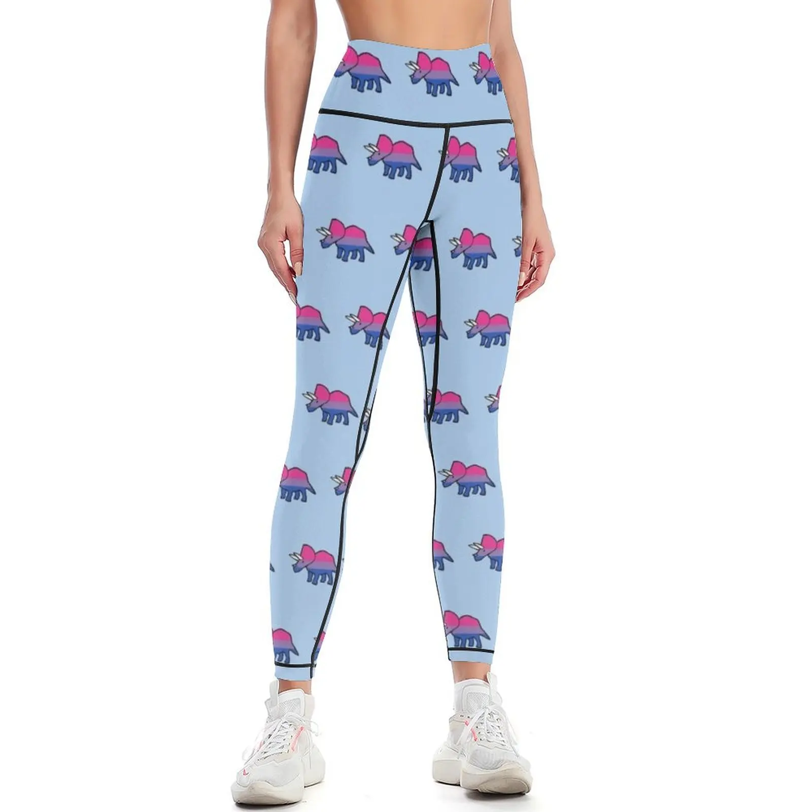 

Biceratops (Bisexual Triceratops) Leggings Women's high waist push up fitness gym pants Women's sportswear Womens Leggings