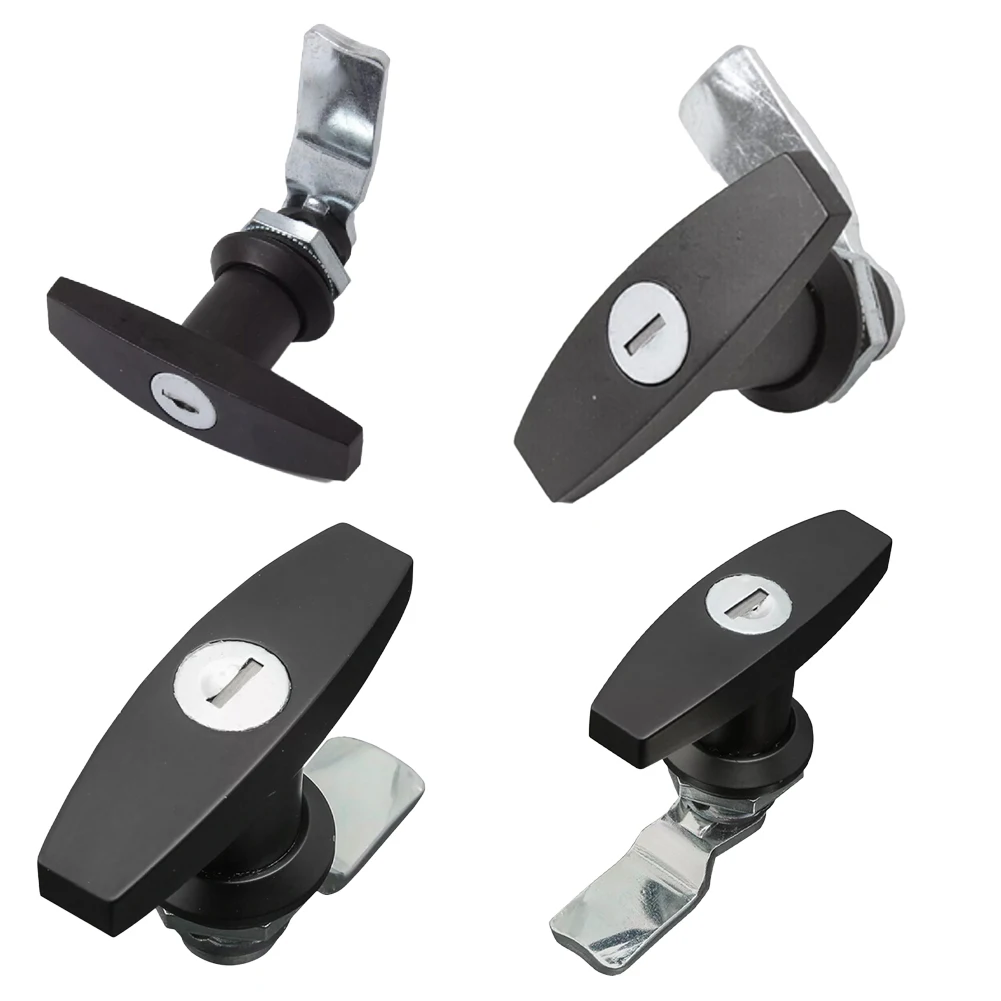 قفل باب عالمي بمقبض RV مع مفتاحين ، قفل غطاء شاحنة ، صندوق أدوات مقطورة ، خزانة درج ، قفل باب لشاحنة القافلة