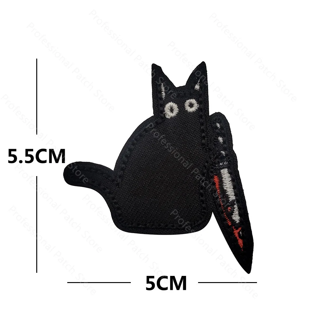 Funny Duck Tactical Patch Embroidery This Is Fine Applique Badge Suitable for Backpacking Jacket  Cute Cat Emoticon Sticker