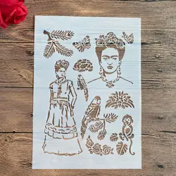 A4 29 *21cm DIY mandala Stencils wall  Painting Scrapbook Coloring Embossing Album Decorative Paper Card Template wall figure