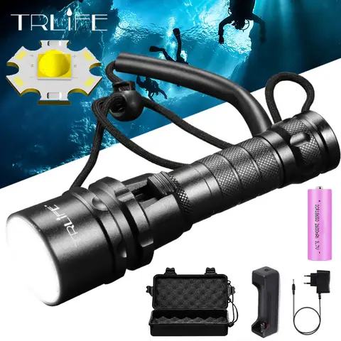 IPX8 Waterproof Dive LED Light 200M TRLIFE