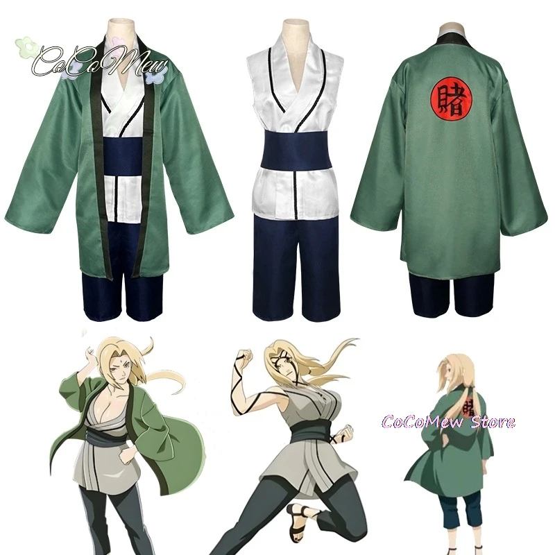 

Косплей Костюм Аниме Tsunade, сексуальное женское кимоно с героями мультфильмов, Рождественский парик, карнавальный костюм на Хэллоуин, наряд, remale, костюм ниндзя