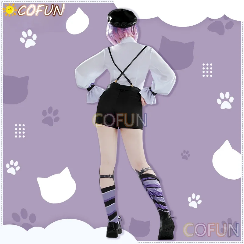 COFUN [ที่กําหนดเอง] Hololive VTube Nekomata Okyu คอสเพลย์เครื่องแต่งกายฮาโลวีนชุดผู้หญิงใหม่สูท