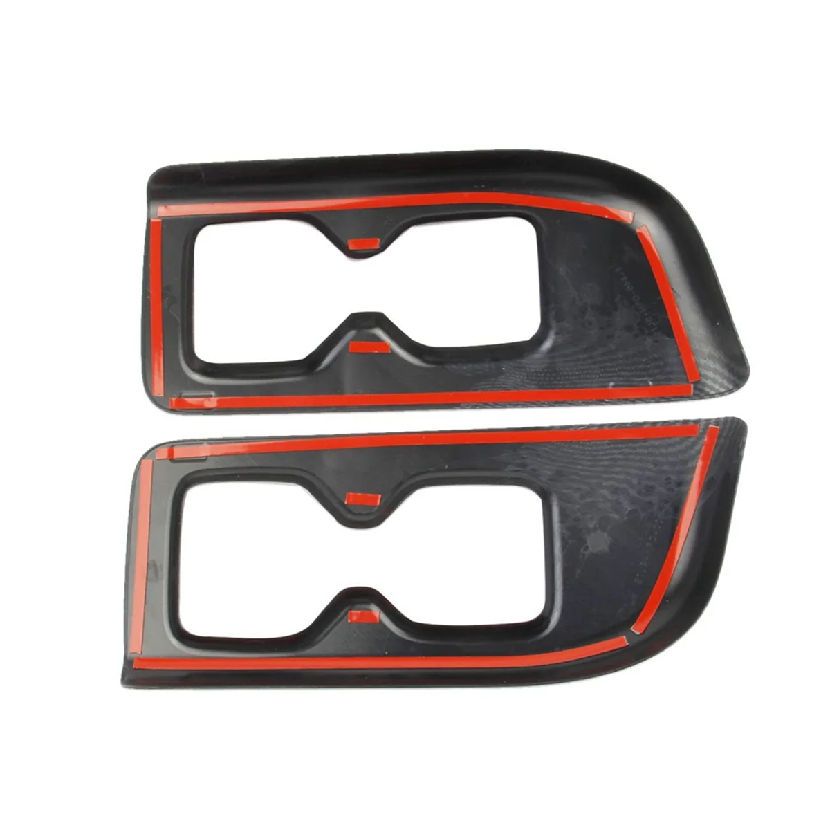 For Hyundai Palisade 2019-2024 Inner Rear Third Row Armrest Cup Holder Trim Cover Panel Accessories ABS Carbon Fiber image 5