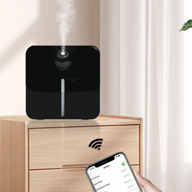 Grote Oppervlakte Etherische Olie Diffuser Muur Gemonteerd Ultrasone Aroma Diffuser Aromatherapie Voor Hotel Lobby Home Geur 300m ³