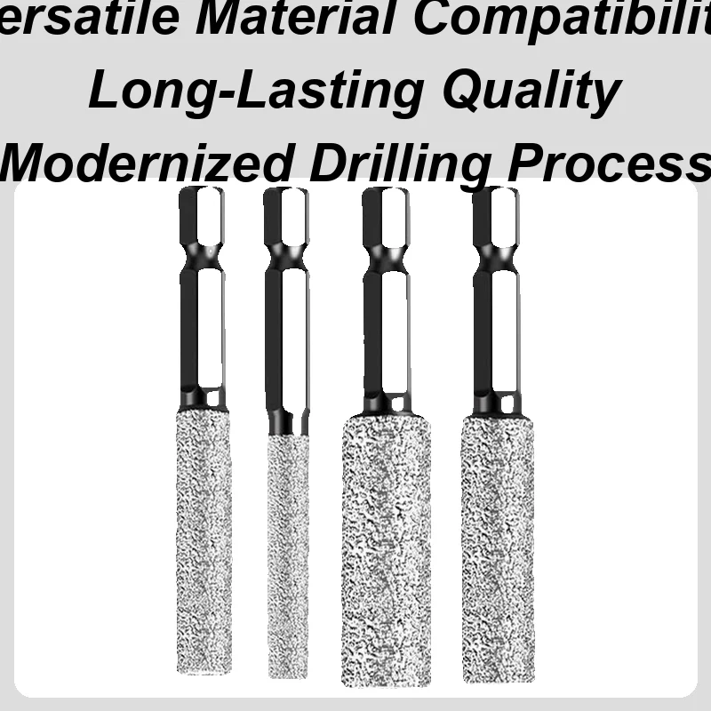 

Hex Shank Drill Bits Hex Drive Drill Bit Set 6mm 8mm 10mm 12mm Hole Opener Head For Industrial Cabinet Granite Cement Pipe