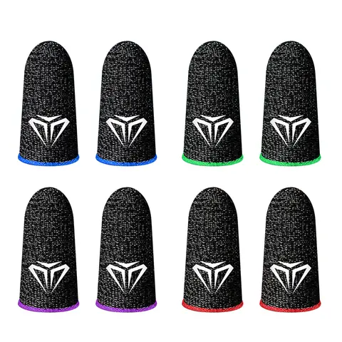 2 pezzi S02 Controller di gioco Ditali sensibili Manicotto da dito traspirante per guanti da pollice da gioco touch screen PUBG