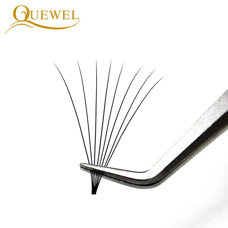 Quewel Eyelash Premade Volume Fans 8D 6D 5D 4D 3D Faux Mink Lashes Extension Short Stem False Volume Eyelash 0.07/0.10mm Lashes