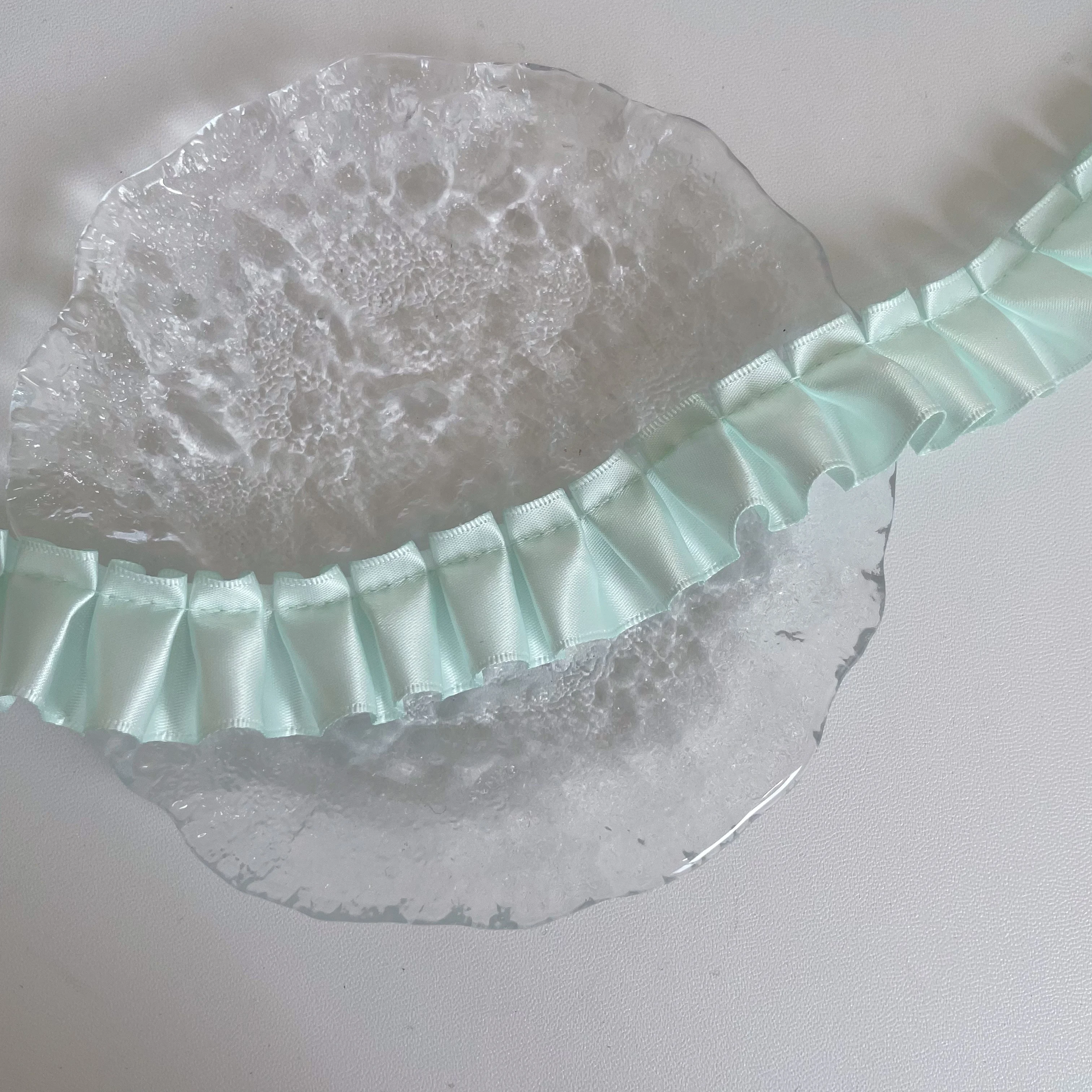 Solid Color Satin Veil Trim 5
