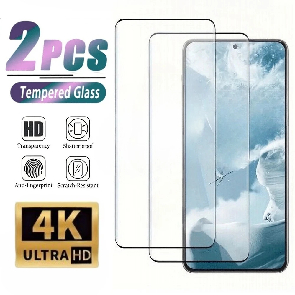 

2 шт. ультра прозрачное закаленное стекло для Samsung S25 Edge S24 S25 Ultra S23 S22 S21 Plus S24 S23 S21 FE Защитная пленка для экрана от падения