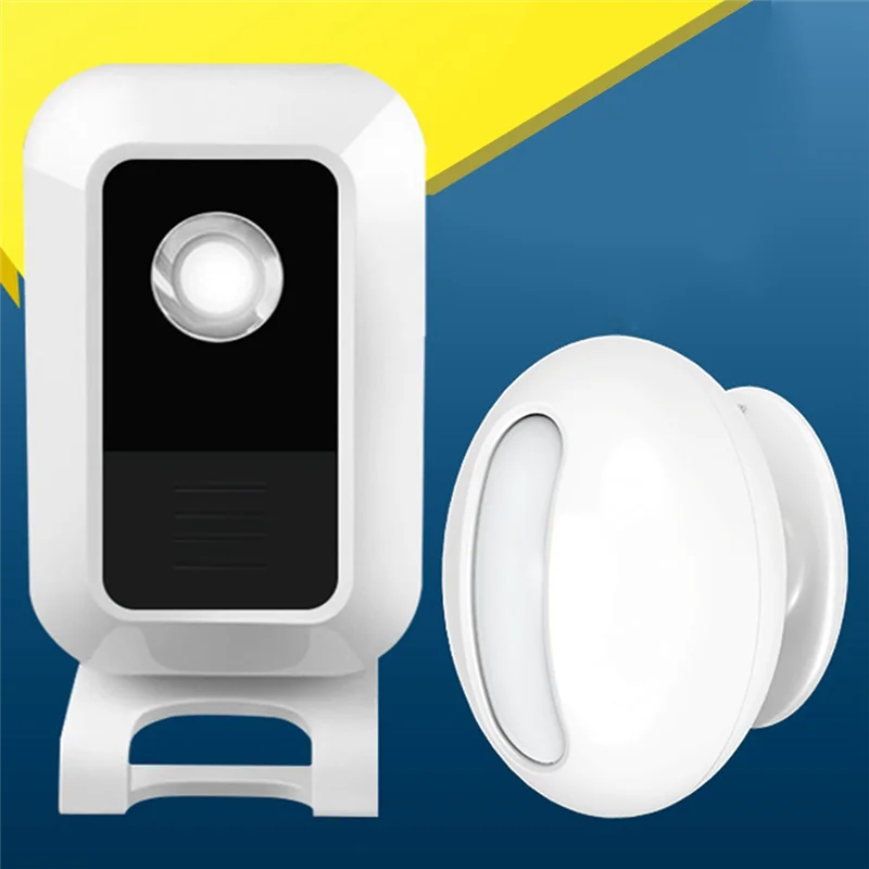 1 مجموعة مبيعات المصنع مباشرة مرحبا بكم في جرس الباب المستشعر اللاسلكي جرس مستشعر الحركة
