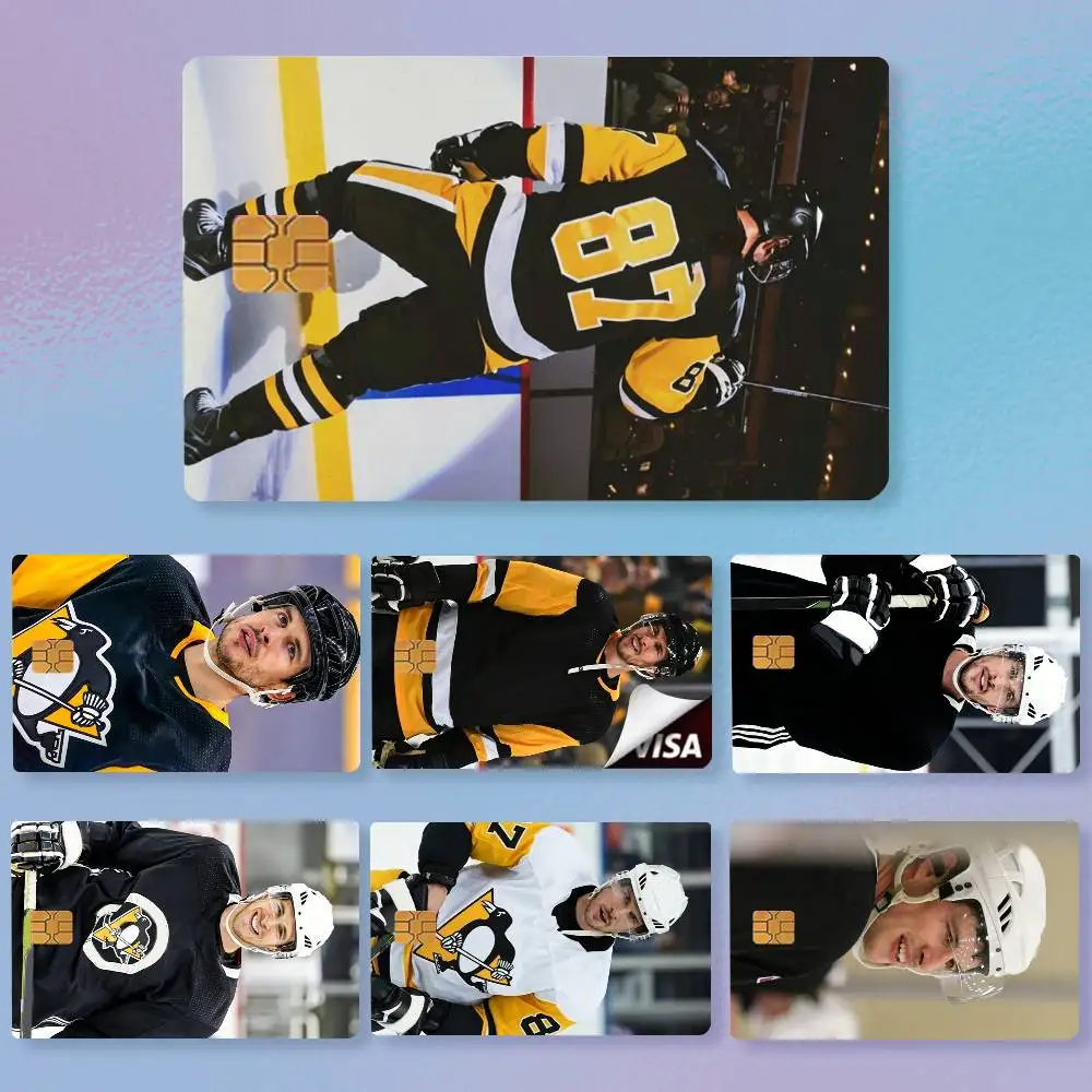 Hockey Player Sidney C-Crosby   High Definition Matte PVC Film Tape | For Credit Card, Debit Card Stickers & Gift Decoration
