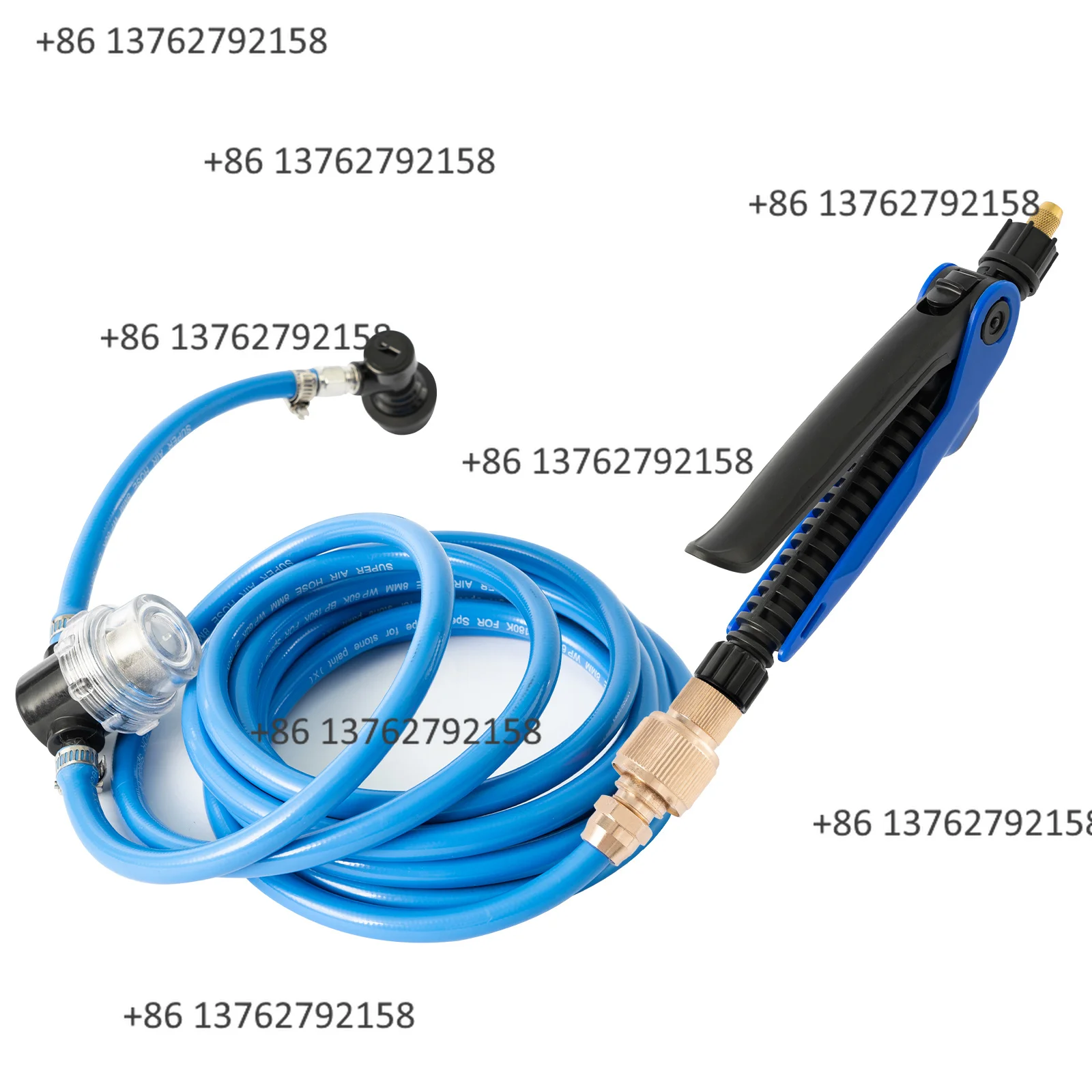High Pressure Replacement Sprayer Gun With Spring Hose For Car PPF Window Tint Keg Car Wash Water Tank Nozzle Tool