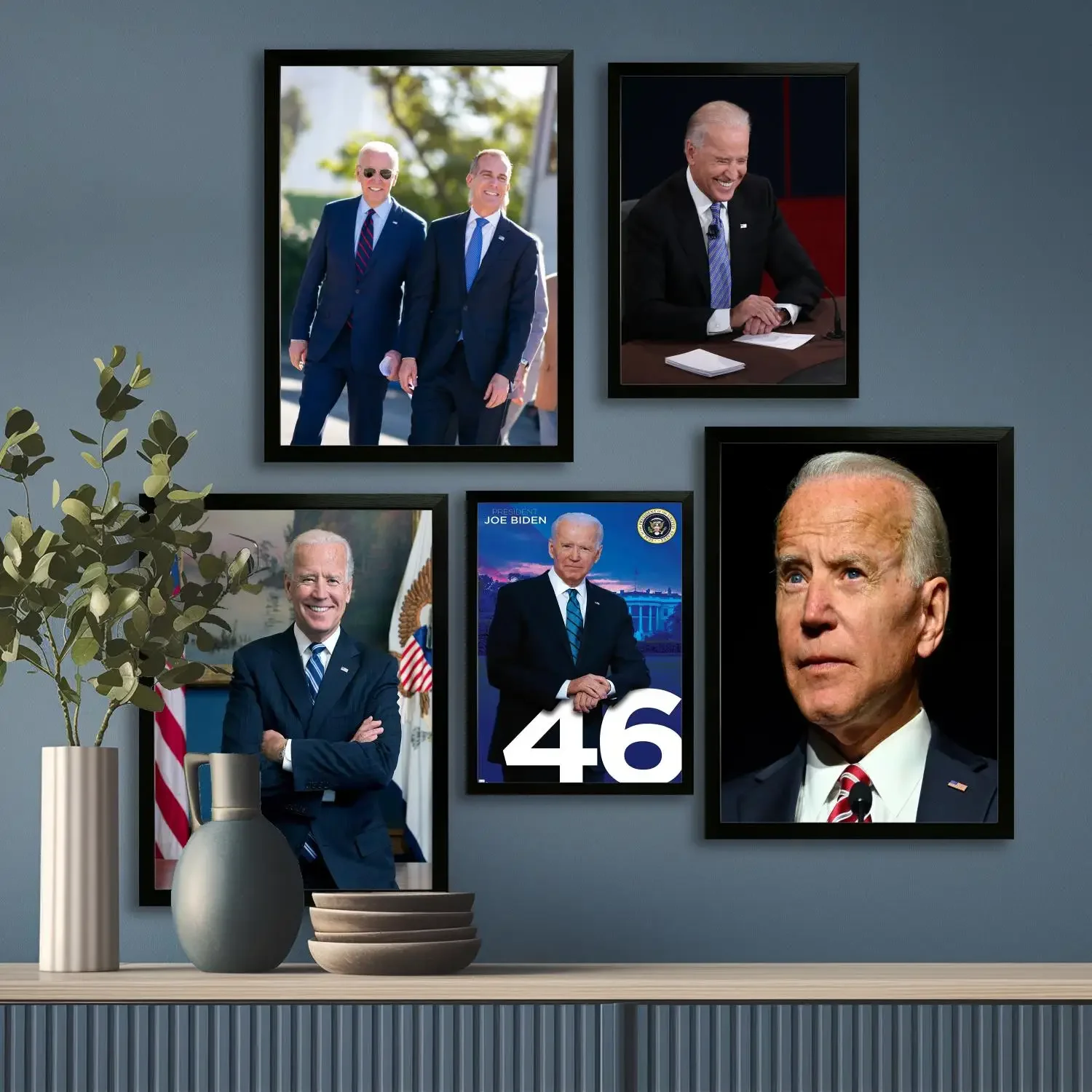 Joe Biden Canvas Art Poster and Wall Art, Picture Print, Modern Family, Bedroom Decor, Posters,Decorative painting