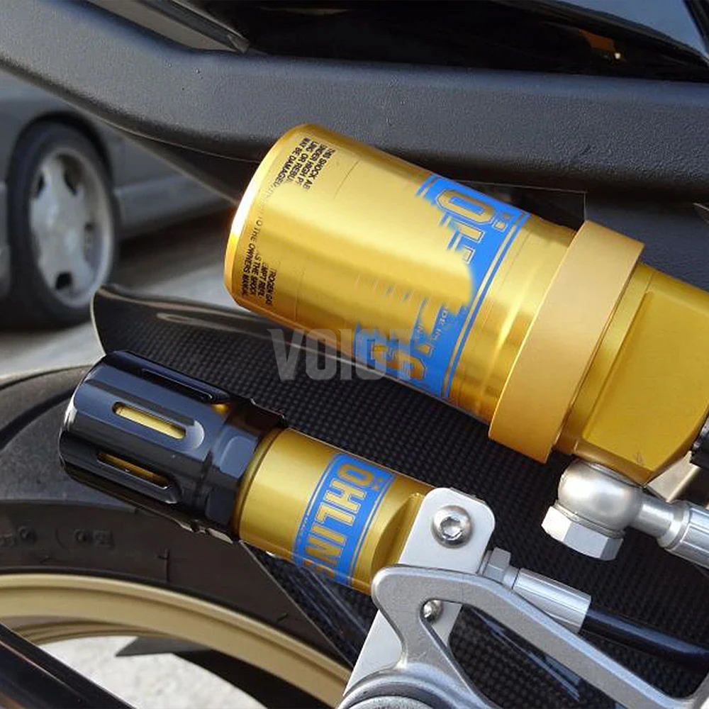 Preload Grip For Ohlins Mono-Suspension With S36 S46 TTX36 Rear Shock Absorber Preload Adjuster Knob Aluminum Cover Cap Z900RS view 3