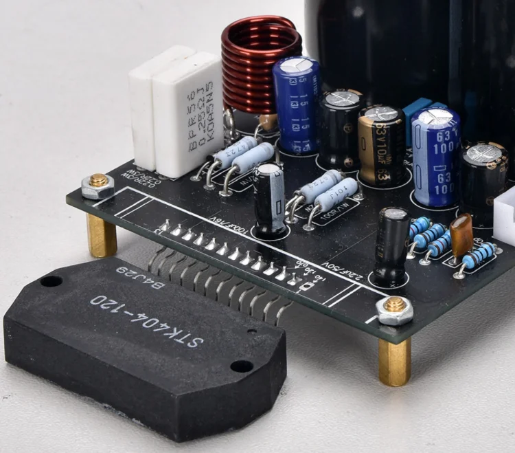 New high-power thick film STK404-120 fever level mono amplifier board finished product