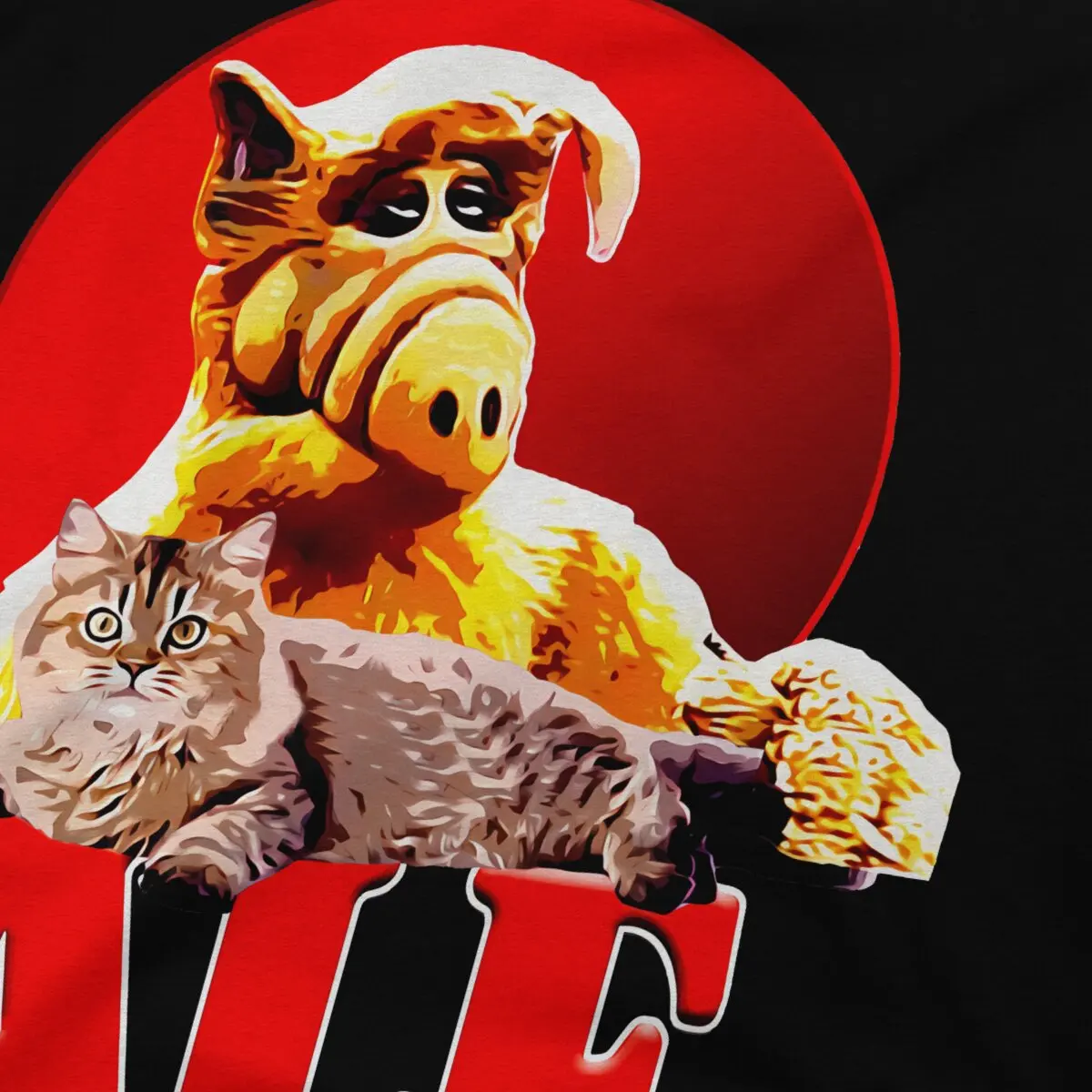 ALF Alf TV Series T Shirt Harajuku Fashion Men\'s Tshirt Polyester  Men Clothing